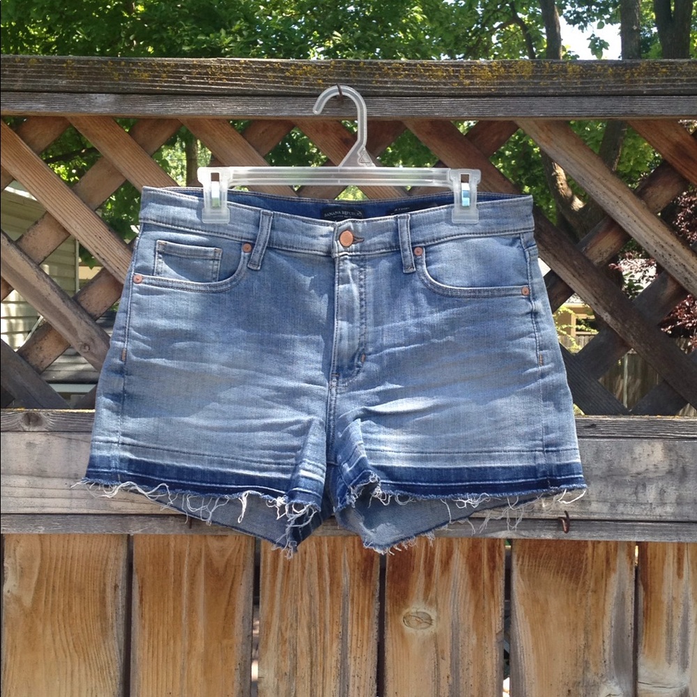 Banana republic denim shorts